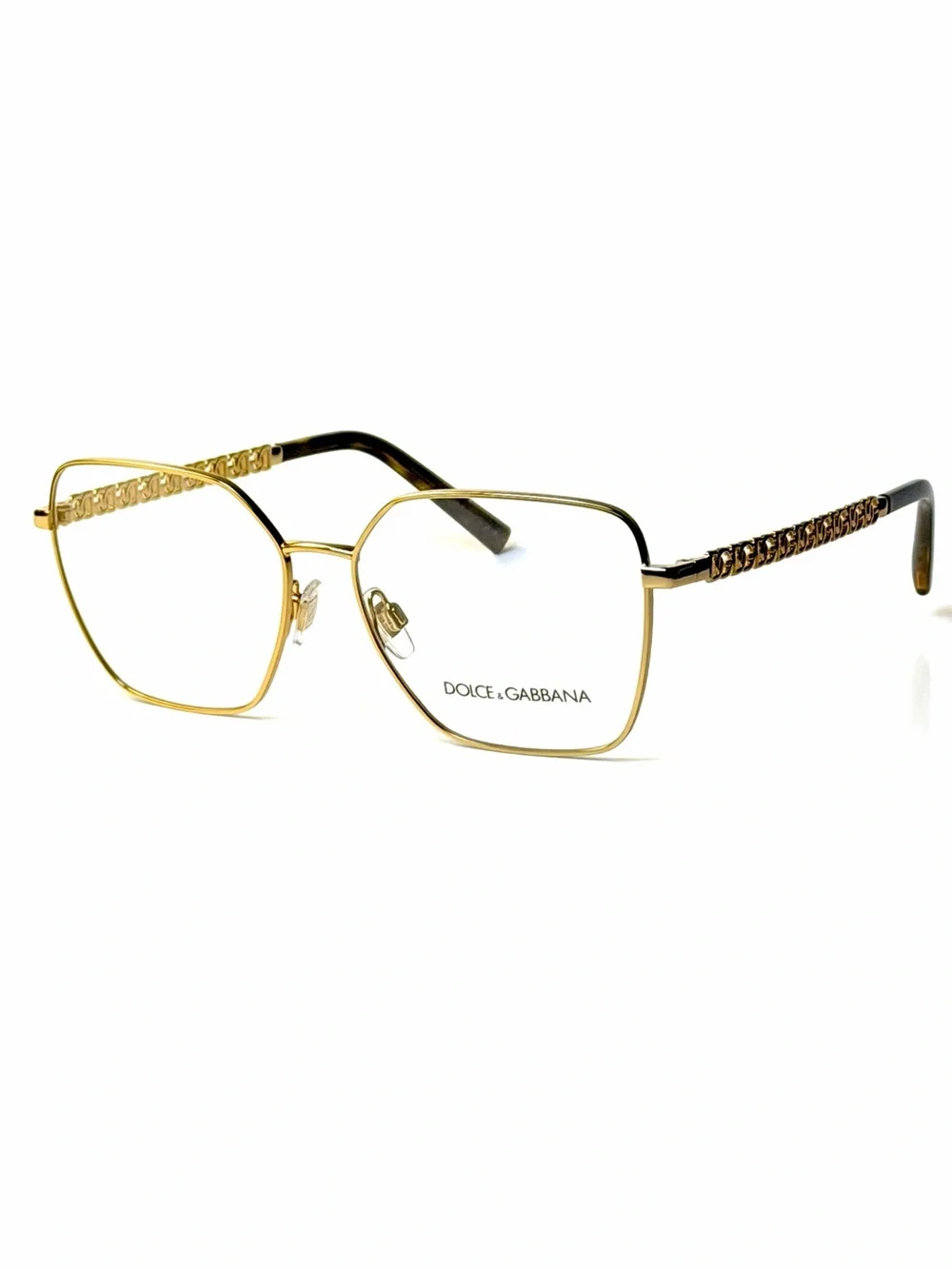 Dolce & Gabbana Eyeglasses DG 1351 02 Gold Authentic New 56mm NWT